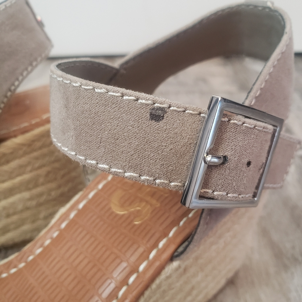 Circus by Sam Edelman Delilah Tan Wedge Espadrille Heel Size 8 - Picture 6 of 13